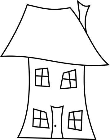Домик рисунок