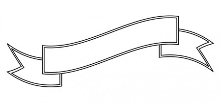 Ленточка раскраска