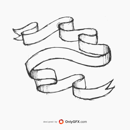 Ленточка карандашом