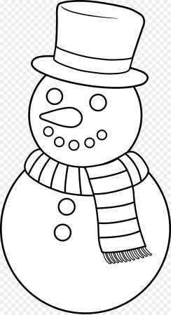 Снеговик почтовик раскраска