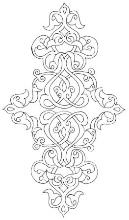 Эскиз восточного орнамента