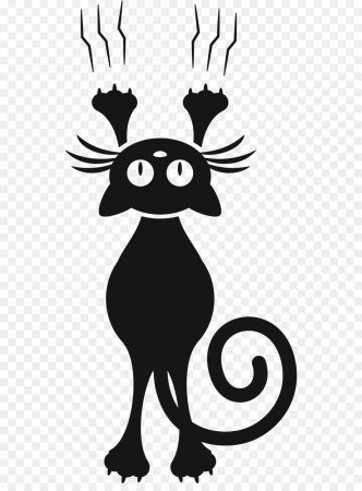 Коты трафарет