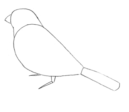 Трафорет Снегири для рисования