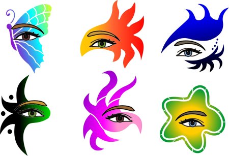 Эскизы для аквагрима