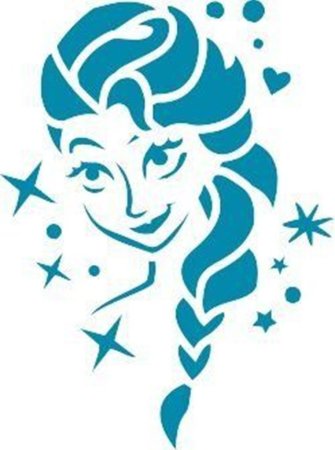 Трафарет для аквагрима новогодние