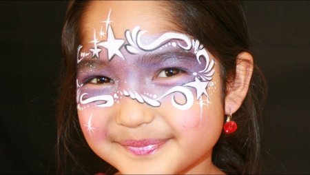 Аквагрим звезды на лице