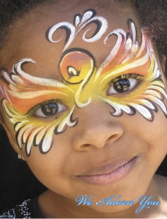 Аквагрим Жар птица