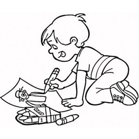 Творческая раскраска для детей