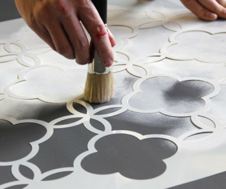 Трафаретная роспись