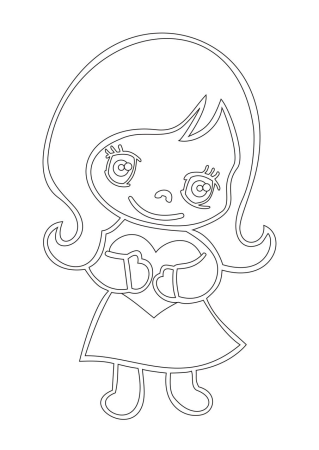 Бабочка для раскрашивания