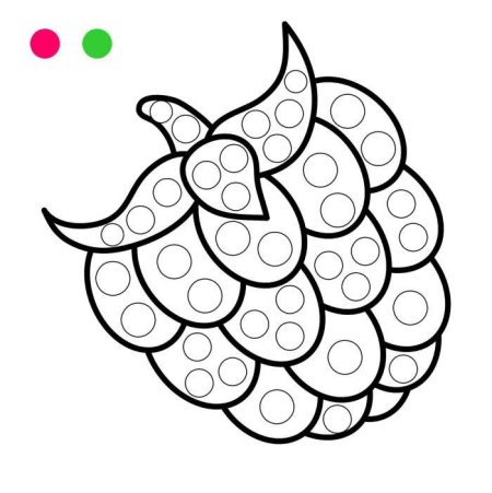 Пластилиновые заплатки для детей 2-3 лет малина