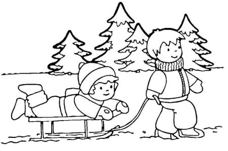 Новогодние пейзажи на окна