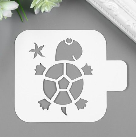 Трафарет на пластике