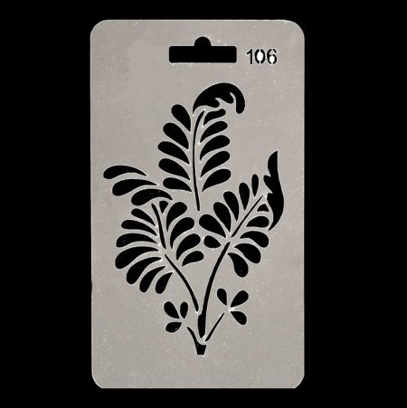 Пластиковый трафарет для декора