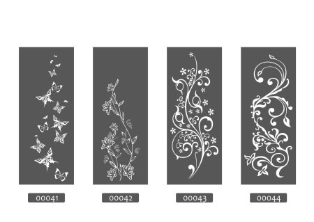 Трафареты рисунков на стену