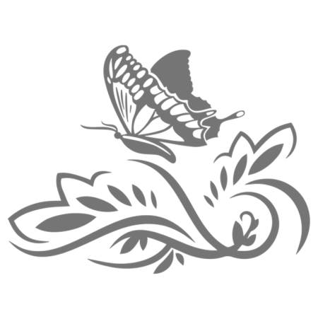 Трафареты бабочек для декора стены