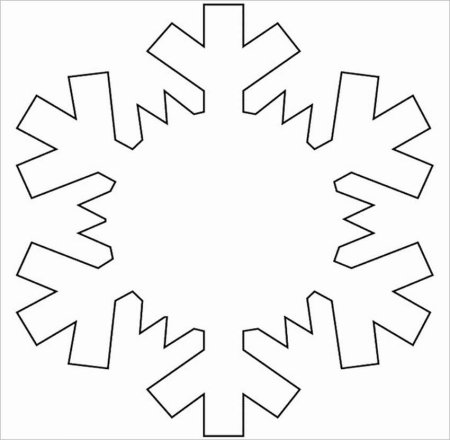 Трафарет «снежинки»