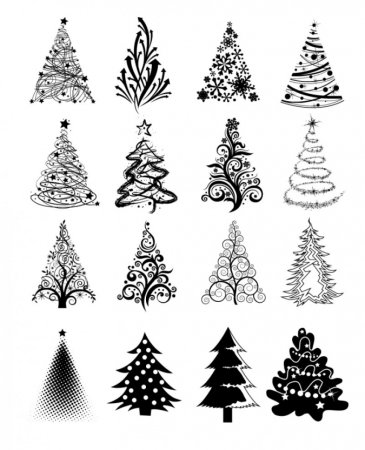 Стилизованная ель