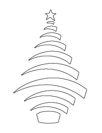 Новогодняя елка рисунок карандашом