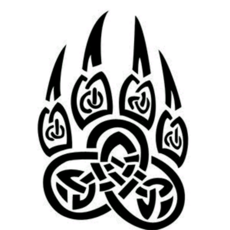 Символ Велеса медвежья лапа