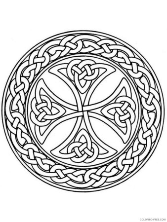 Кельтская вязь круг