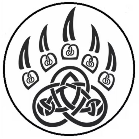 Печать Велеса лапа медведя