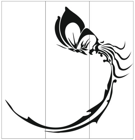 Трафареты для гравировки на стекле