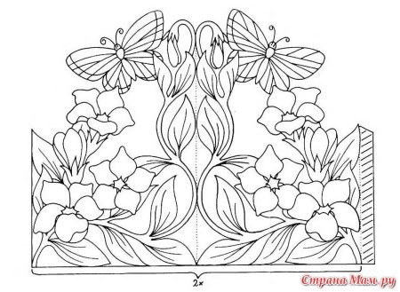 Трафареты для росписи по стеклу
