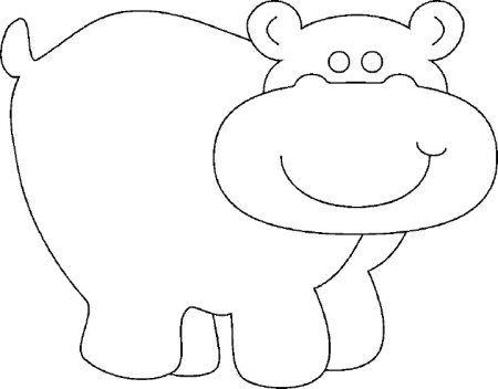 Трафареты животных для детей