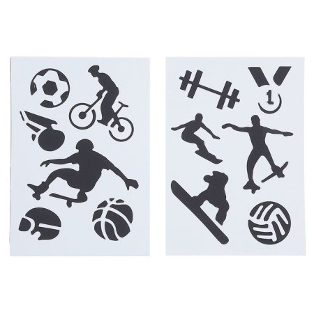 Трафарет спорт