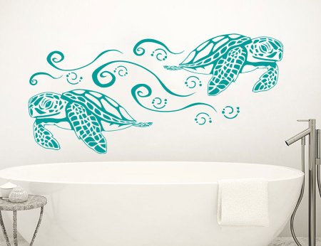 Трафареты для декора в ванной