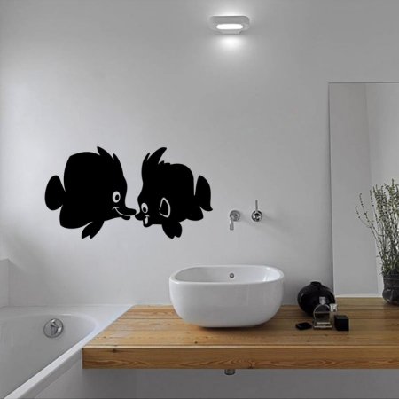 Трафареты для стен в ванной комнате