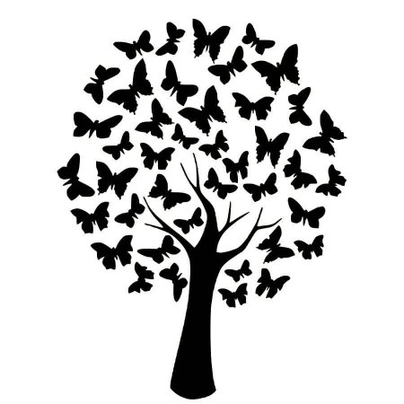 Трафарет "дерево"