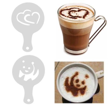 Трафареты для корицы в кофе