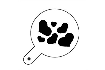 Трафарет для посыпки кофе