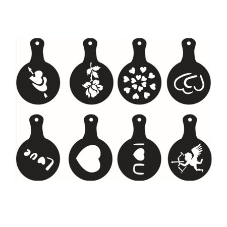 Трафаретки на кофе