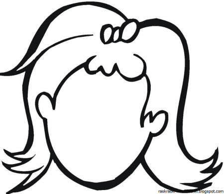 Волосы раскраска для детей