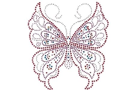 Трафареты для росписи бабочки