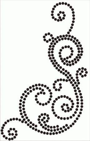 Узоры стразами