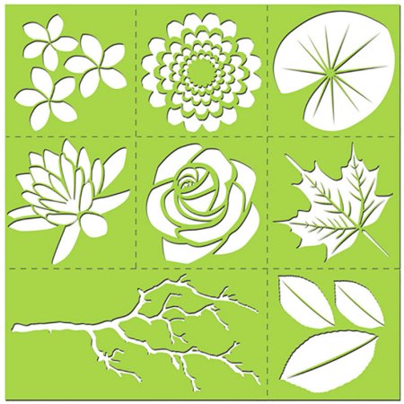 Вырезание цветов из бумаги