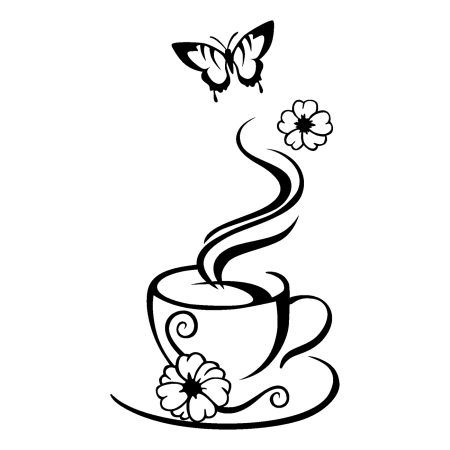 Кофейная чашка эскиз