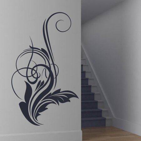 Трафарет на стену в прихожую