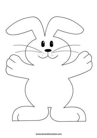 Аппликация заяц