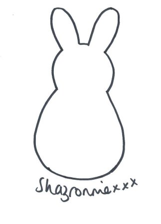 Шаблон кролика