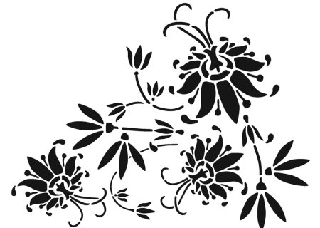 Трафарет длянаненсения рисунка