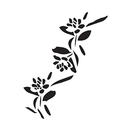 Трафареты для декора горшков