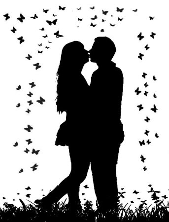 Силуэт пары