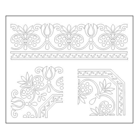 Трафареты для рулетов