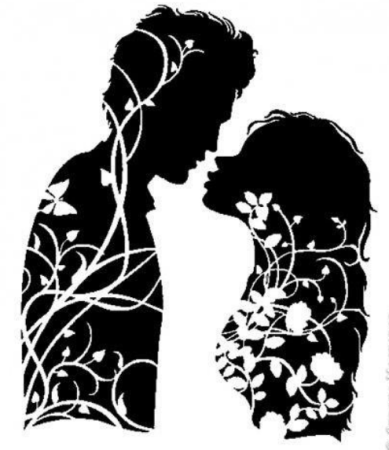 Вытынанка силуэт