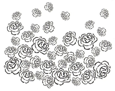 Легкий цветочный орнамент